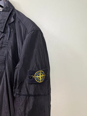 Stone Island Black Nylon Metal Overshirt