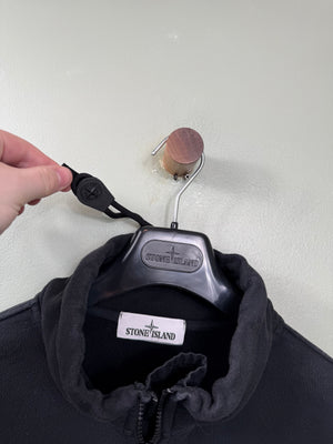 Stone Island Black 1/4 Zip Jumper
