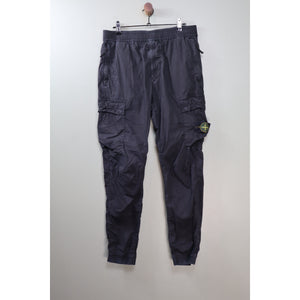 Stone Island Black RE-T Cargo Bottoms