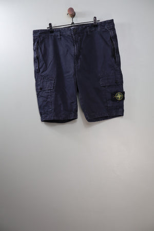 Stone Island Black SL Cargo Shorts