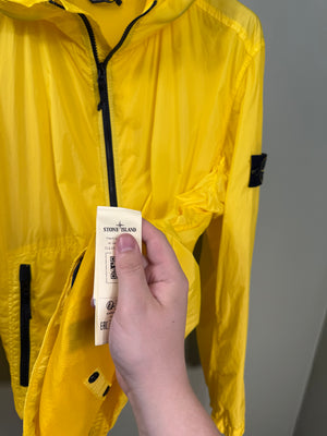 Stone Island Yellow Crinkle Reps Jacket