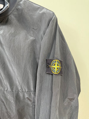 Stone Island Dark Blue Nylon Metal Smock