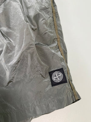 Stone Island Green Nylon Metal Swim Shorts