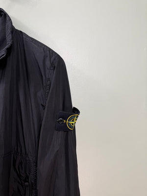 Stone Island Black Crinkle Reps Jacket