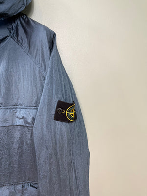 Stone Island Blue Nylon Metal Smock