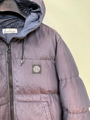 Stone Island Navy Poly Colour Down Jacket