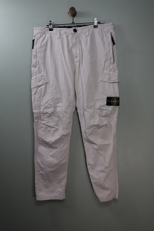 Stone Island Beige RE-T Cargo Bottoms