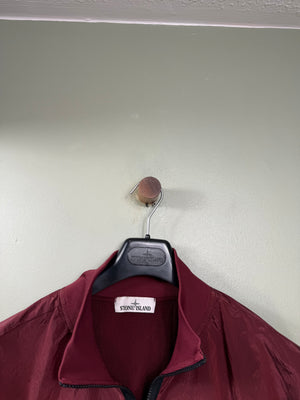 Stone Island Red Nylon Metal Smock