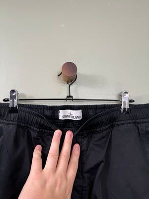 Stone Island Black RE-T Cargo Bottoms