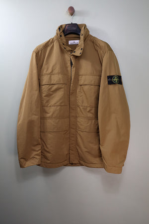 Stone Island Brown Hyper Dense Nylon Raso Jacket