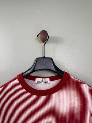Stone Island Red Striped Marina T-Shirt