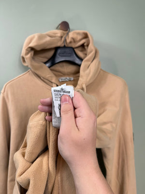 Stone Island Beige Hoodie