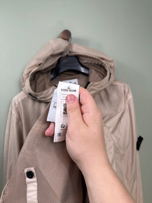 Stone Island Beige Crinkle Reps Jacket