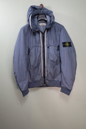 Stone Island Blue Crinkle Reps Jacket