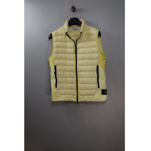 Stone Island Yellow Micro Yarn Down Gilet
