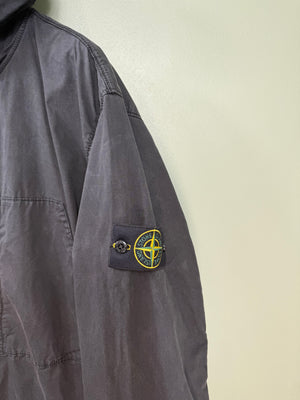 Stone Island Black Supima Cotton Twill Jacket
