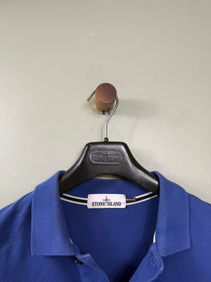 Stone Island Blue Regular Fit Polo