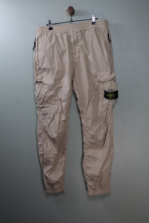 Stone Island Beige RE-T Cargo Bottoms