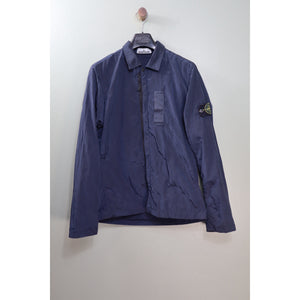 Stone Island Navy Nylon Metal Overshirt