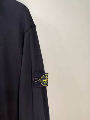 Stone Island Black 1/4 Zip Jumper