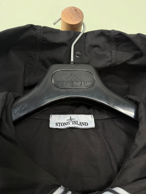 Stone Island Black Hooded Overshirt