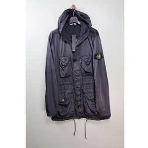 Stone Island Black Nylon Raso Jacket