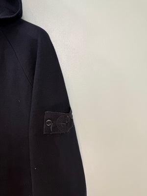 Stone Island Black Ghost Zipped Hoodie