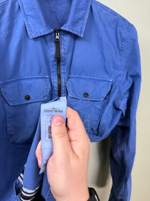 Stone Island Blue Overshirt