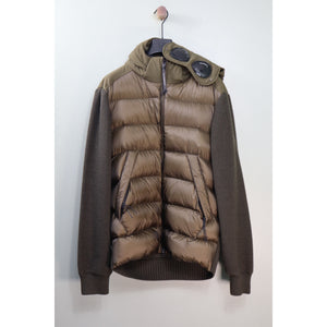 C.P. Company Khaki D.D Shell Down Knit Jacket