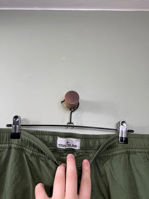 Stone Island Green RE-T Cargo Bottoms