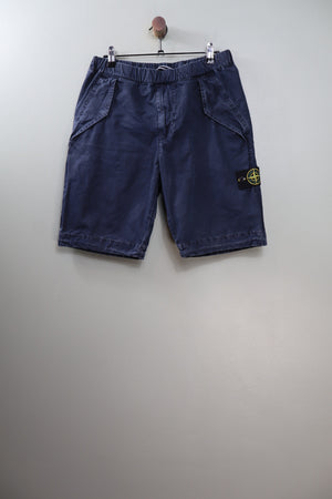 Stone Island Navy RE Cargo Shorts