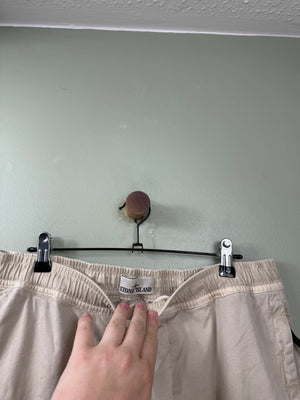 Stone Island Beige RE-T Cargo Bottoms