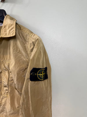 Stone Island Yellow Nylon Metal Overshirt