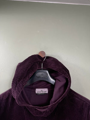 Stone Island Maroon Corduroy Smock
