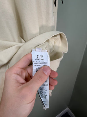 C.P. Company Pastel Yellow 1/4 Zip Jumper