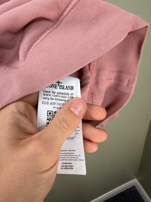 Stone Island Pink 1/4 Zip Jumper