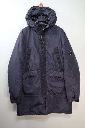 C.P. Company Black Micro-M Down Parka Jacket