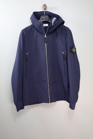 Stone Island Navy Soft Shell Jacket