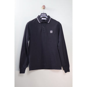 Stone Island Black Polo Shirt