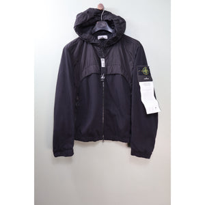 Stone Island Black Crinkle Reps + Jersey 250 Jacket