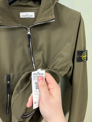 Stone Island Khaki Soft Shell Jacket