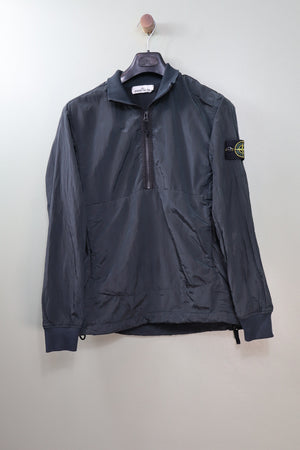 Stone Island Black Nylon Metal Smock