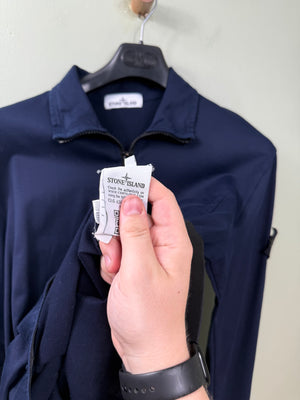 Stone Island Navy 1/4 Zip Jumper