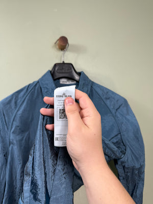 Stone Island Blue Nylon Metal Overshirt