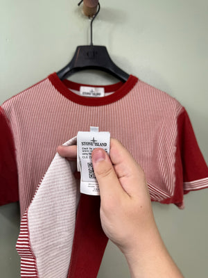 Stone Island Red Striped Marina T-Shirt