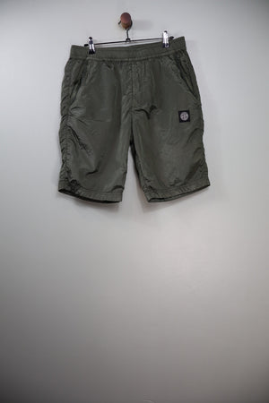 Stone Island Khaki Swim Shorts