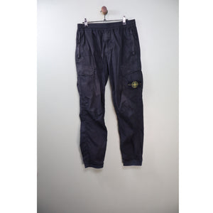Stone Island Black RE-T Cargo Bottoms