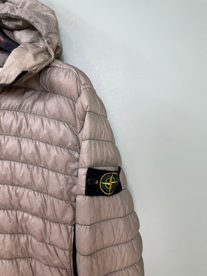 Stone Island Khaki Micro Yarn Down Jacket