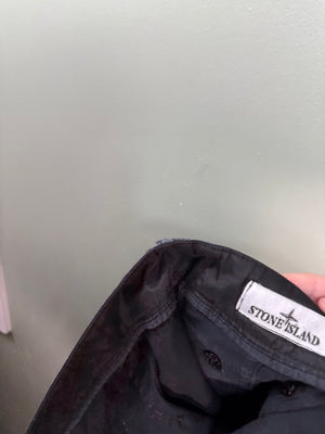 Stone Island Black SL Cargo Shorts