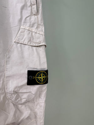 Stone Island Beige RE-T Cargo Bottoms